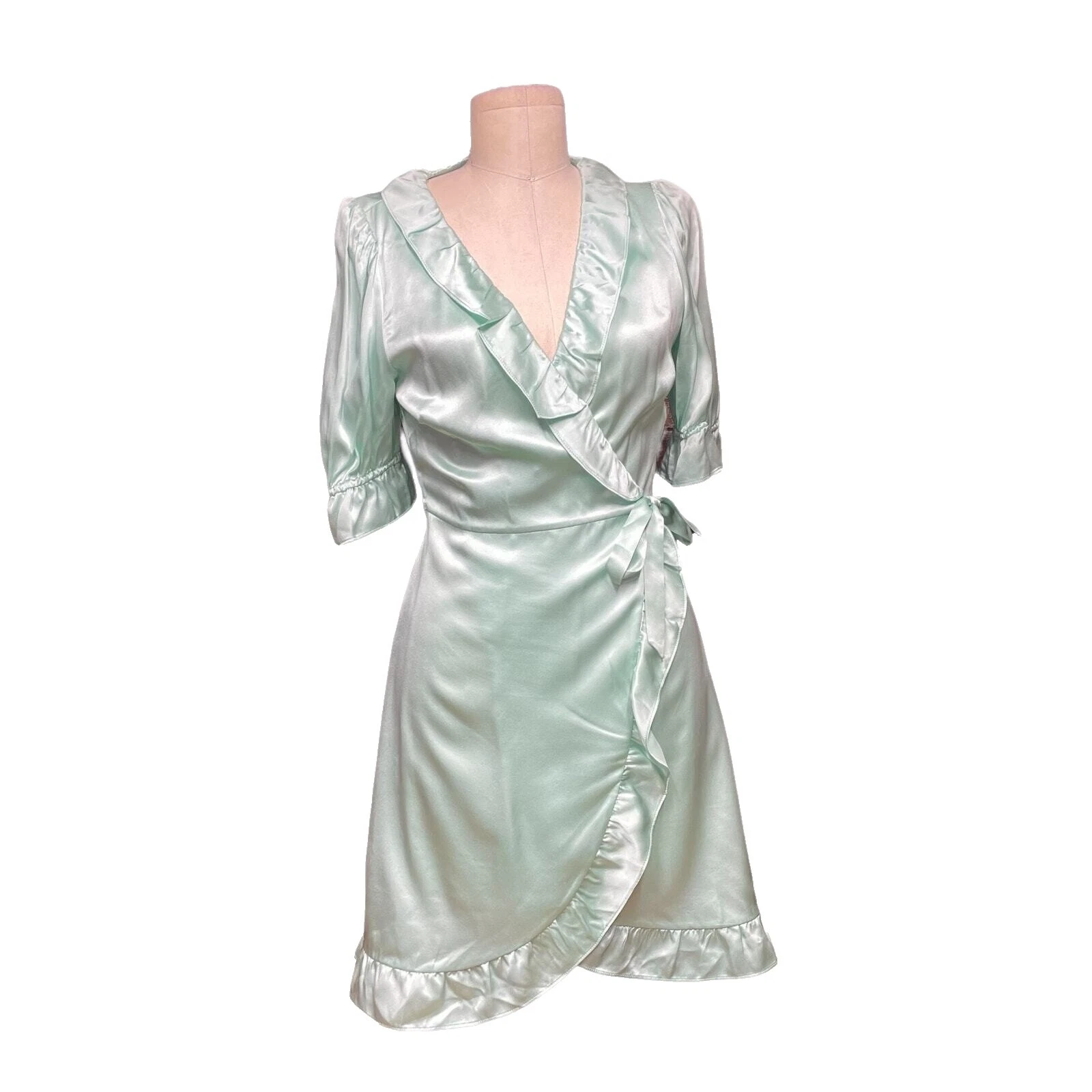 Silk Party/Cocktail Wrap Dresses