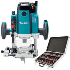 Image of Makita RP2303FC 1/2" Variable Speed Plunge Router 240V/2100W & 35 Piece Bit Set