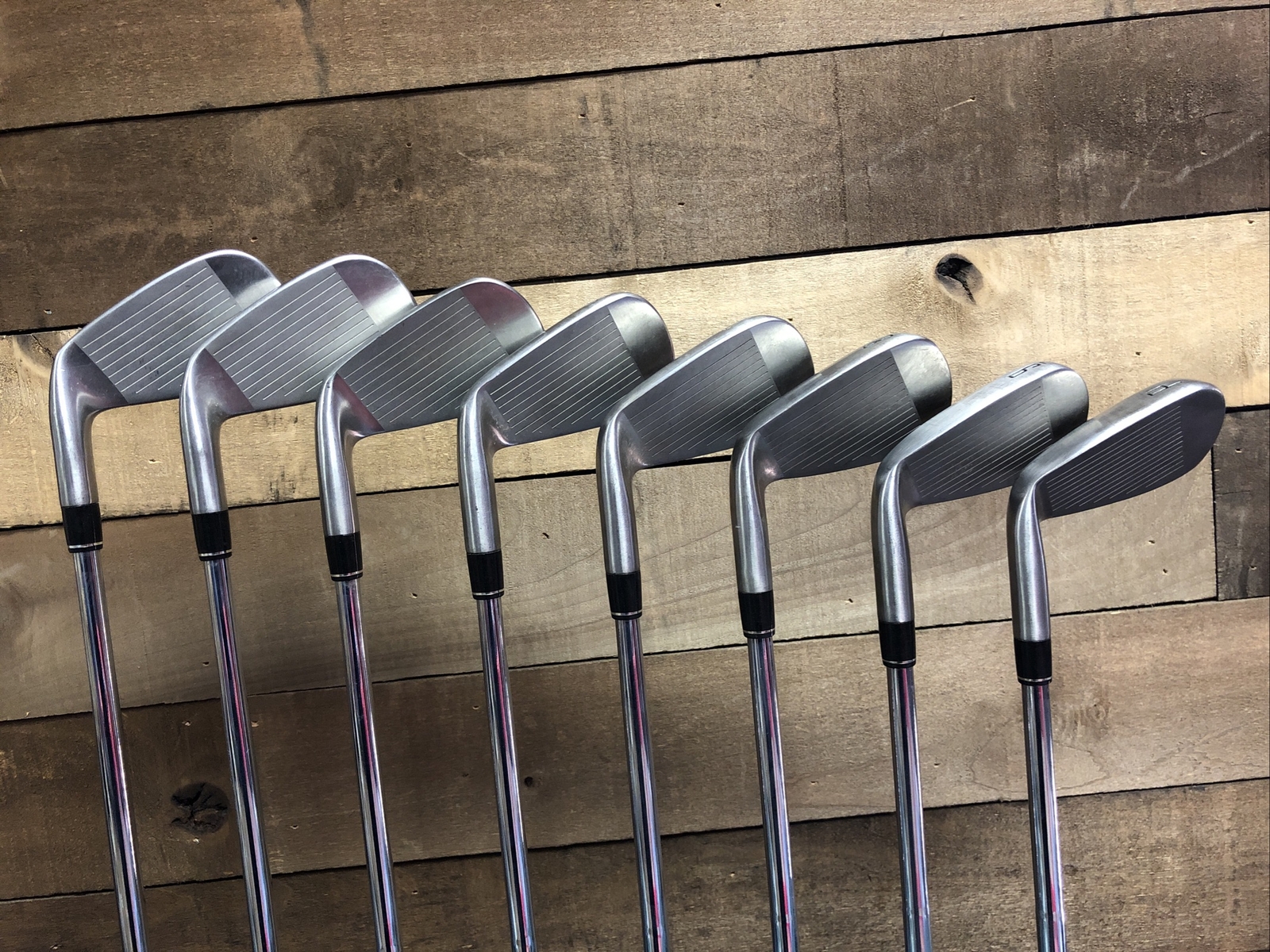 USED RH Men's Powerbilt Air Force One 3PW Golf Club Set Stiff Flex