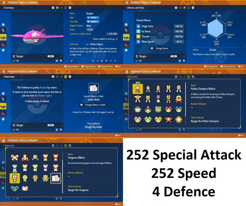 Every SHINY 6IV XXL EV Trained Legendary All Ribbons Pokemon Scarlet/Violet Home - Picture 23 of 74