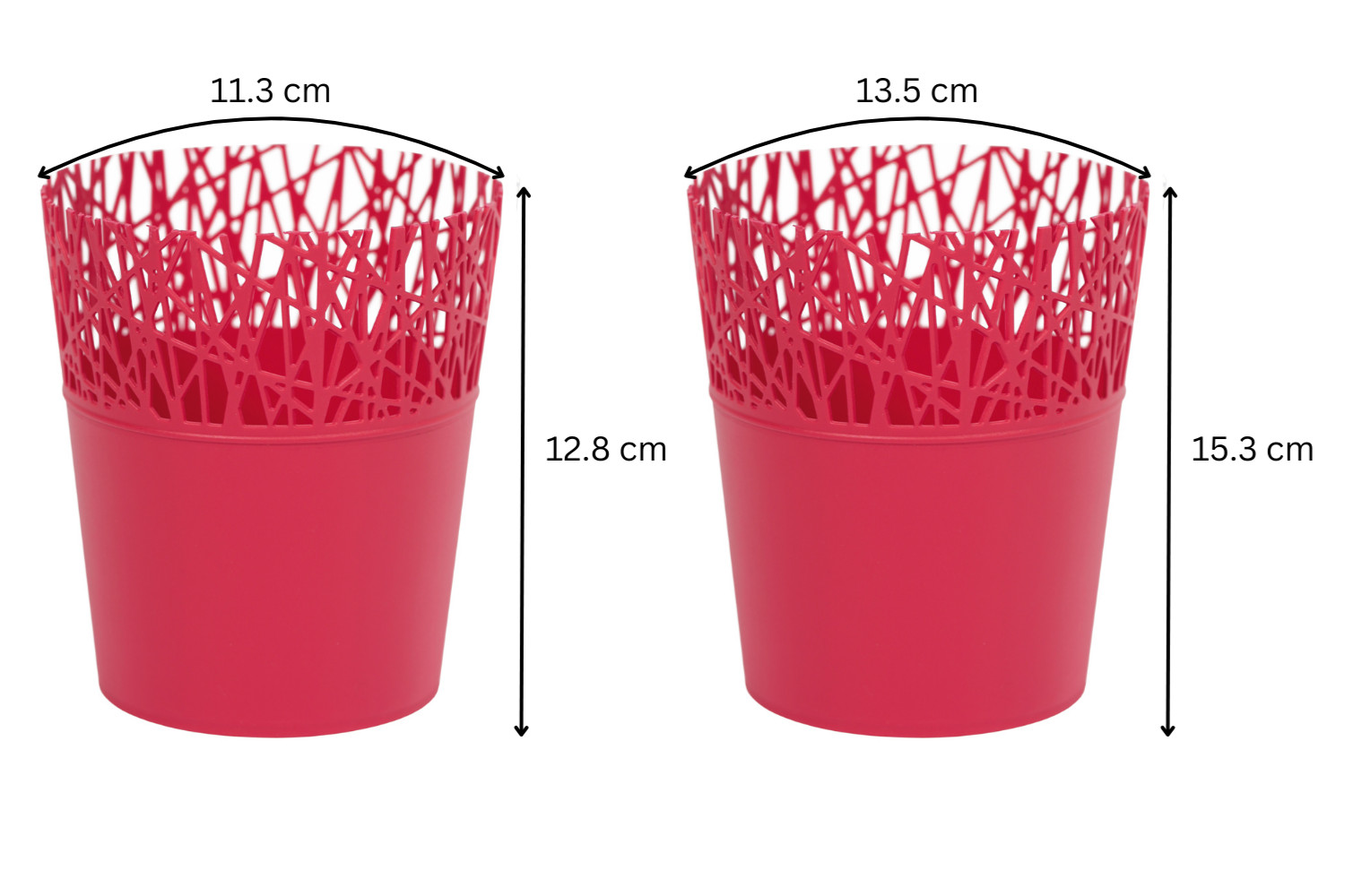 Maceta Pequeña Planta Jardín Interior Exterior CIUDAD Colección 4 Colores 2 Tamaños