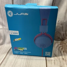JLab JBuddies Studio On-Ear Kids Wired Headphones, Toddler Headphones, Kid Safe,