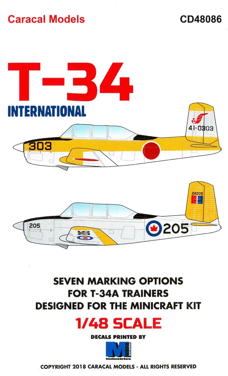 Caracal 1/48 decal T-34 MENTOR INTERNATIONAL for Minicraft - CD48086 Caracal 1/48 decal T-34 MENTOR INTERNATIONAL for Minicraft - CD48086