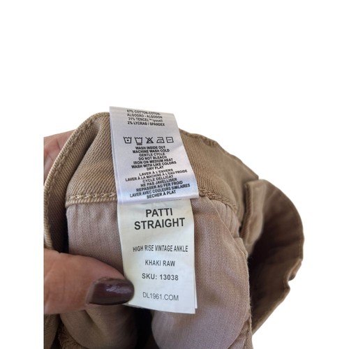 DL1961 Womens Brown Patti Straight High Rise Vintage Ankle Pants Size 31 New - Picture 8 of 8