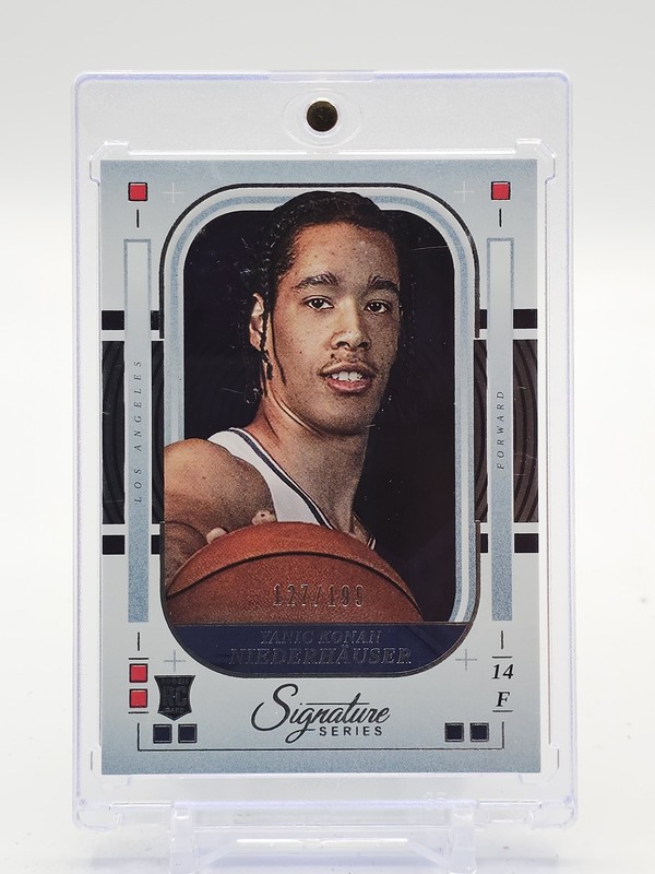 YANIC KONAN NIEDERHAUSER 2025-26 PANINI SIGNATURE SERIES ROOKIE Q7420