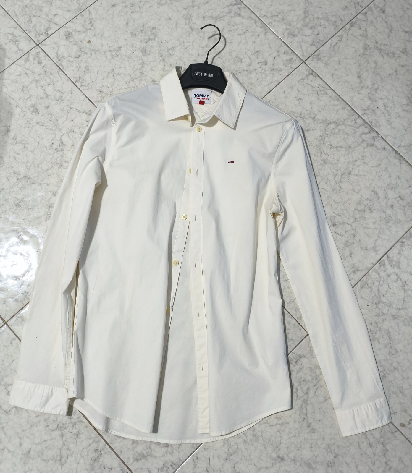 Camicia Tommy Hilfiger uomo panna - Taglia M