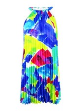 Lauren Ralph Lauren Women's Sporty Abstract Dress (0, Pink/Turqoise/Multi)