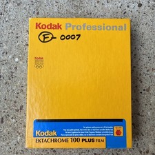 sealed 10 sheet box of Kodak Ektachrome 100 Plus daylight reversal film expired