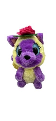Hatchimals Spin Master Kitty Cat Plush Toy Yellow Wings Purple Yellow Blue Eye