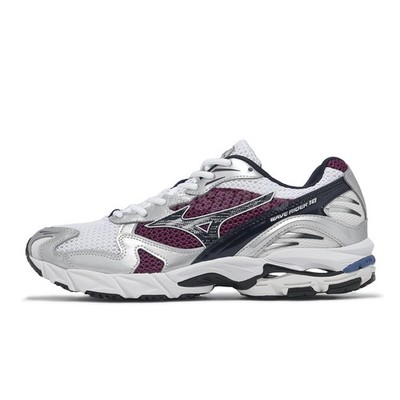 Mizuno Wave Rider 10 White Purple Men Unisex Casual Lifestyle