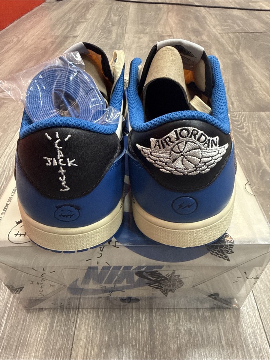Size 7.5 - Jordan 1 Retro x Fragment Design x Travis Scott Low