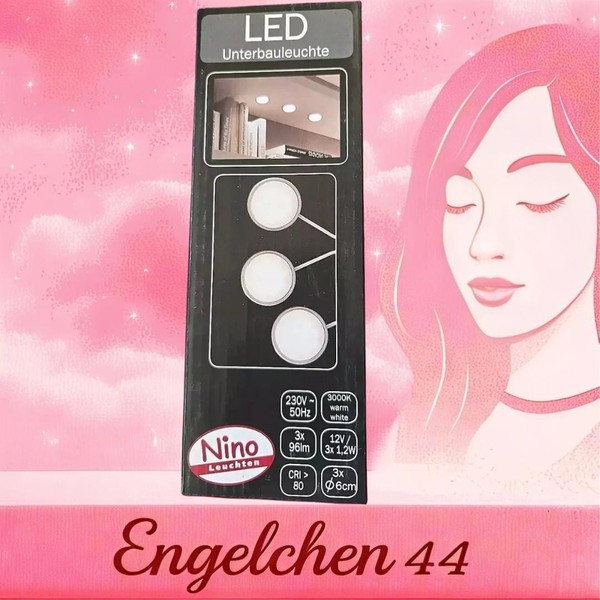 Led Unterbaulampe Lampe MöBelleuchte Schrank KüChenlampe Vitrine Nino Leuchte-image