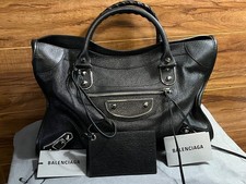 Balenciaga - Le City Bag - Medium - Black - Leather - New - Made in Italy