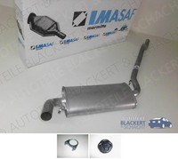 Imasaf Auspuff Mitteltopf FüR Audi 80 + Coupe + Cabrio + 90 (89) 1986-1996