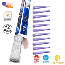 UV Led Black Light Bar 48 inch 40W T8 Ceiling Fixture Halloween D cor Glow Party