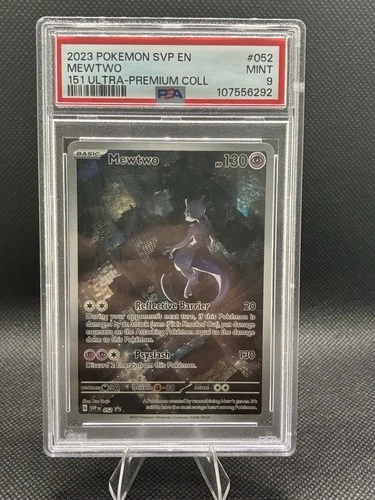 Pokemon Mewtwo 151 Ultra-Premium Collection #052 SVP en Promo 2023 PSA 9