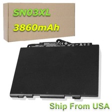 SN03XL HSTNN-DB6V 3860mAh Battery For HP EliteBook 820 725 G3 820 725 828 G4