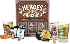 Rollacrit: Heroes of Barcadia Board Game: A Dungeon Exploration Drinking
