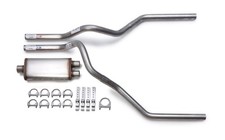07-15 Gmc Sierra Truck 2.5 Mandrel Dual Exhaust Kit Stainless Flow Ii Muffler 07-15 Gmc Sierra Truck 2.5 Mandrel Dual Exhaust Kit Stainless Flow Ii Muffler