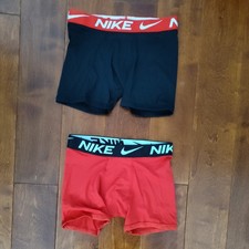 Boys Nike Dri Fit Boxer Briefs 2Pack NWOT Size M 8-11 Years Black/Red