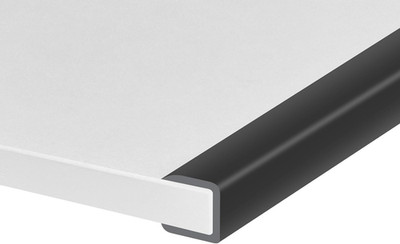 Rubber Edge Trim, Self-Adhesive U Channel Edge Protector for Plywood, Cabinet, 1