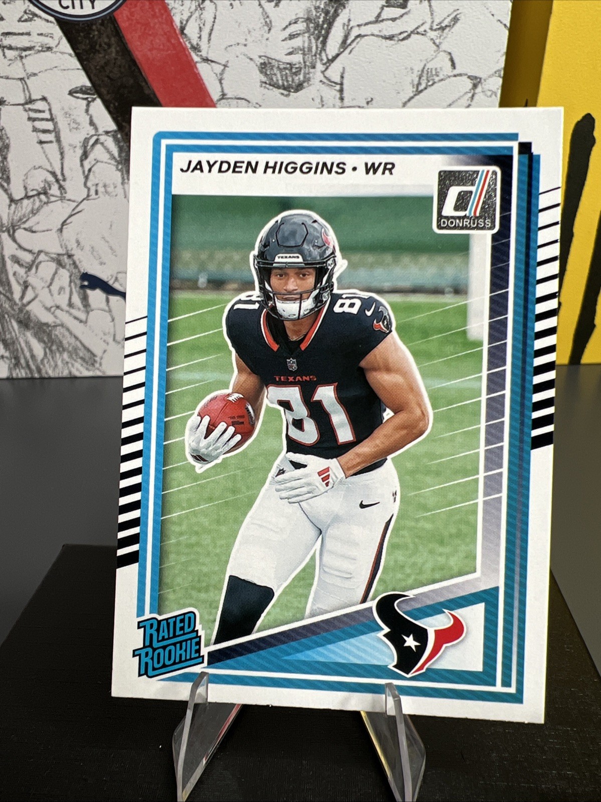 2025 Panini Donruss - Rated Rookie Jayden Higgins #334 (RC)