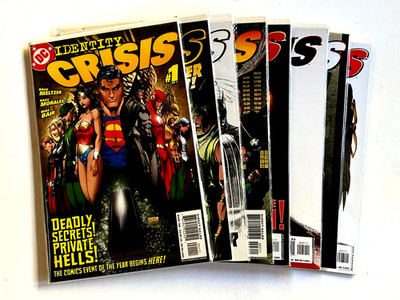 IDENTITY CRISIS  #1 2 3 4 5 6 7 Complete Set + a Variant #2