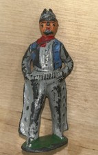 Vintage Barclay Manufacturing Company Lead Toy Cowboy Figure Aged Worn