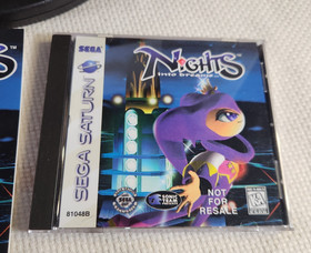 Nights Into Dreams (Sega Saturn) COMPLETE w/ Box manual game control pad EUC