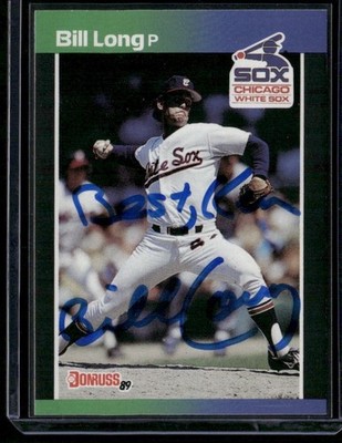 1989 Donruss - Bill Long #573 Signed Autographed Card