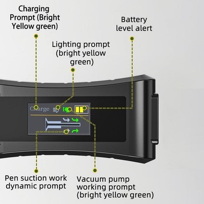 Elektrischer Vakuumstift HR35 mit Display für Präzisions-Chipaufnahme und Labo