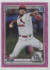 2020 Bowman Chrome Prospects Mega Box Pink Mojo Refractor /199 Alvaro Seijas 7iu