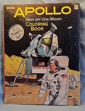 Vintage 1969 Apollo Man On The Moon NASA Colo...