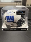 Tiki Barber Signed / Autographed NY Giants Lunar Eclipse Mini Helmet Radtke COA
