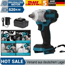 520Nm Für Makita 18V Akku Schlagschrauber Ratschen Akkuschrauber Bürstenloser