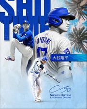 18x24 SPORTS Poster : MLB (Dodgers) SHOHEI OHTANI