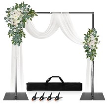10ft x 8.5ft Adjustable Photo Backdrop Stand Kit - Black