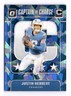 2024 Donruss Optic #7 Justin Herbert (9/15) Captain In Charge Ice Prizm Parallel