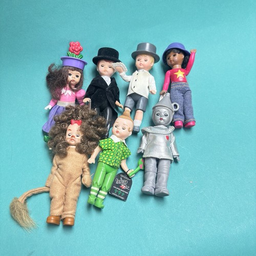 Lot of 7 Madame Alexander Dolls Mixed Lion Tin Man Groom Ring Bearer Wizard Oz