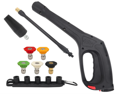 #ad Replacement Pressure Washer Spray Gun with Turbo Nozzle amp; 5 Spray Nozzle Tips... $40.84