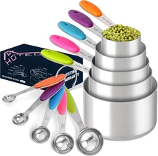 10-Pack Measuring Cups &Spoons Set, Kitchen Gadagets Cooking Baking, Measuring S
