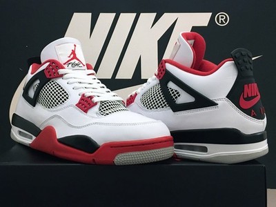 Vintage 2020 Nike Air Jordan 4 Retro UK11 EU46 Fire Red OG Bred Cement Oreo 1 3 Rare