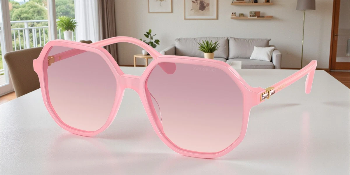 Swarovski Pink Sunglasses for Women for sale | eBay