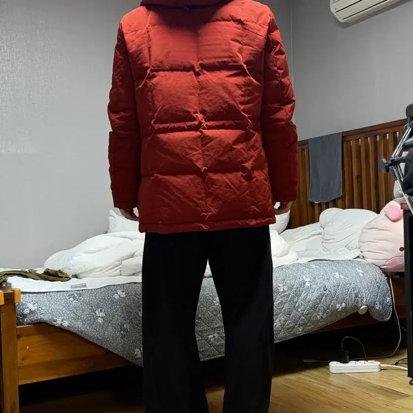 CP Company Goggle Puffer Jacket, Orange, Lightly Used thumbnail 4