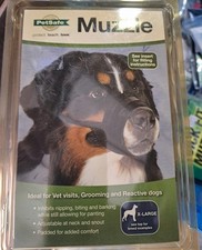 Petsafe Muzzle -XL Breeds- Black  Padded for Comfort  Adjustable 