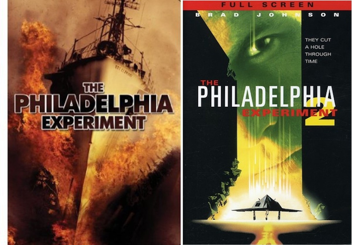 THE PHILADELPHIA EXPERIMENT 1 ONE & 2 TWO DVD Double Feature + Art