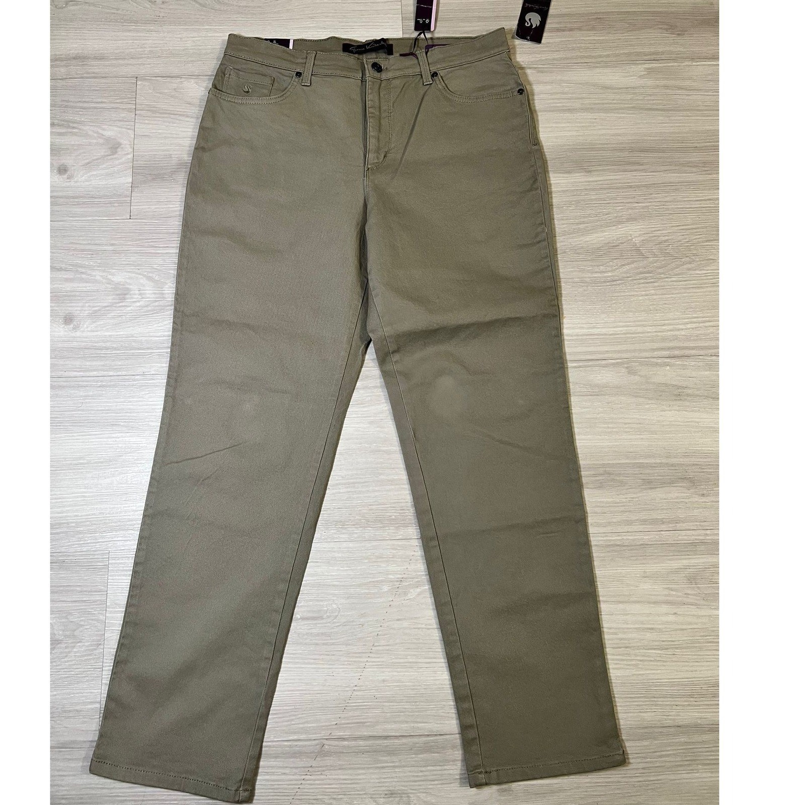 Women Khaki Straight Leg Casual New With Tags
