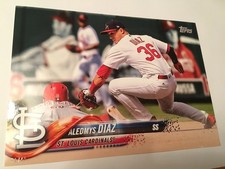 2018 Topps 5x7 Jumbo Aledmys Diaz Cardinals 67 01/49