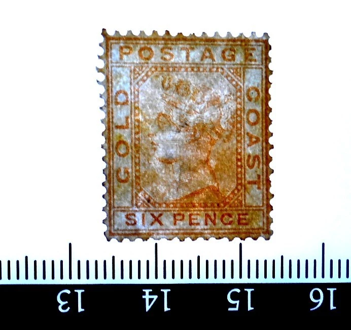 Gold Coast 1879 6d Orange Hinged Mint SG8 CV £375 - Image 4 of 4