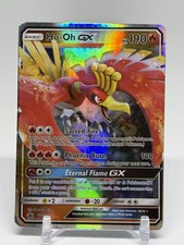 Pokémon TCG Ho-Oh GX Sun & Moon Promo Full Art Holo Basic 190 HP SM57 Card on eBay